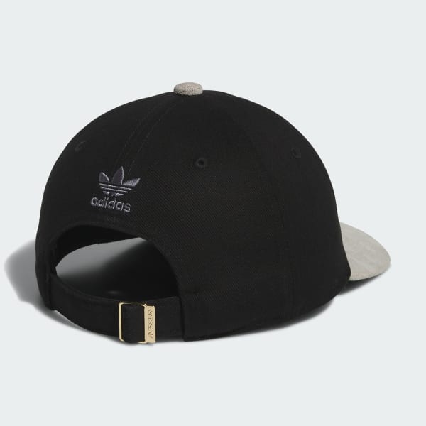 adidas Terrace Strapback Hat - Black | Free Shipping with