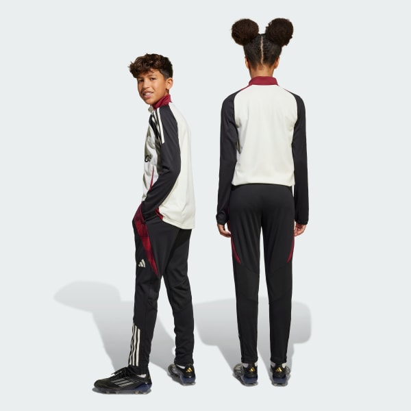 Μαύρο Manchester United Tiro 24 Training Pants Kids