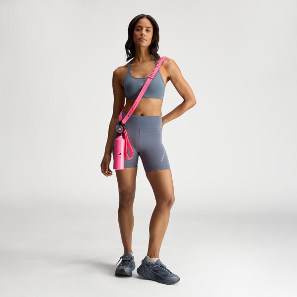 Negro Mallas Cortas adidas by Stella McCartney Running (1/2) Corte Alto