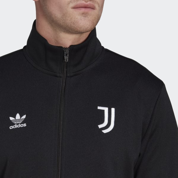 Noir Veste de survêtement Juventus Essentials Trefoil