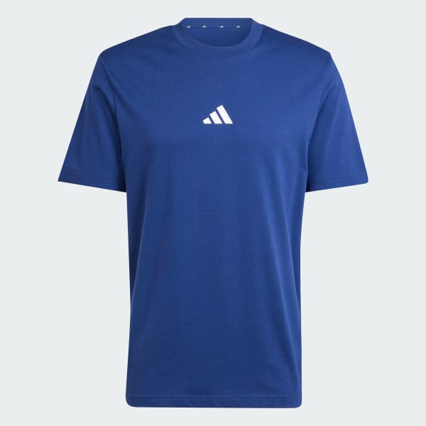 Blau Essentials Small Logo Single Jersey T-Shirt