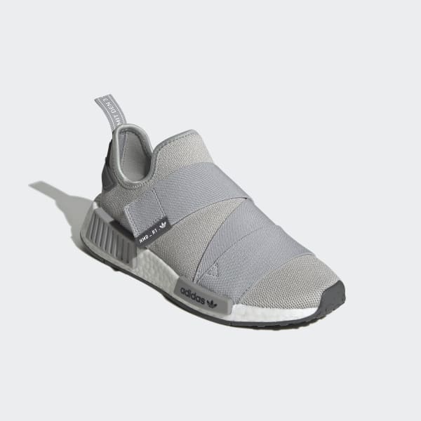 Grey NMD_R1 Strap Shoes LJA52