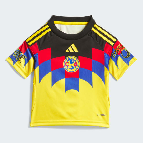 Amarillo Mini conjunto Local Club América 25/26 para niños