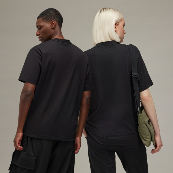 Nero Y-3 Regular Short Sleeve T-Shirt