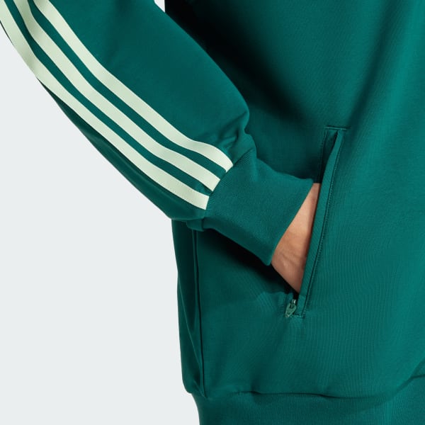 adidas Colorblock Track Top - Green | Free Shipping with