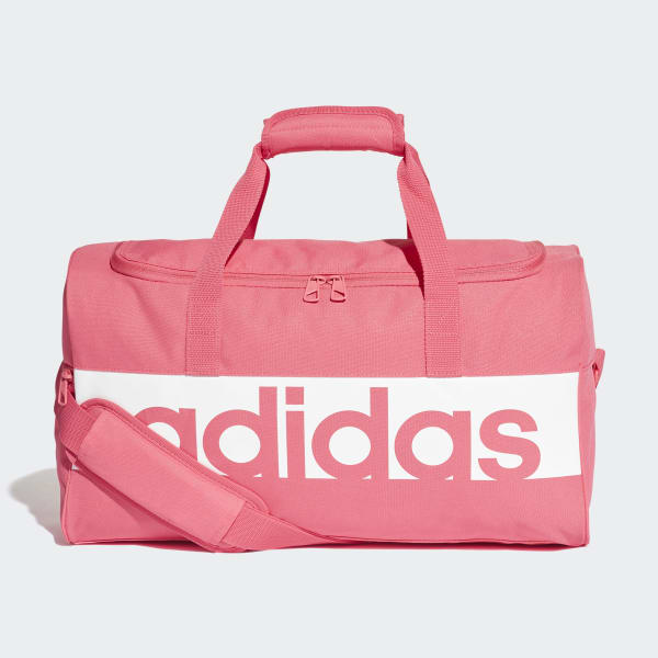 adidas Linear Performance Duffel Bag Small - Pink | adidas UK
