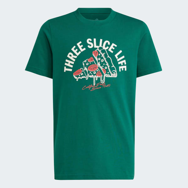 Verde camiseta Graphic Lounge Pizza para Niños