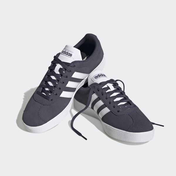 adidas VL Court 2.0 Suede Shoes - Blue | adidas UK