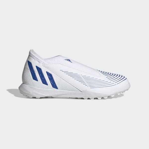 adidas Botines Predator Edge.3 Sin Cordones Pasto Sintético - Blanco ...