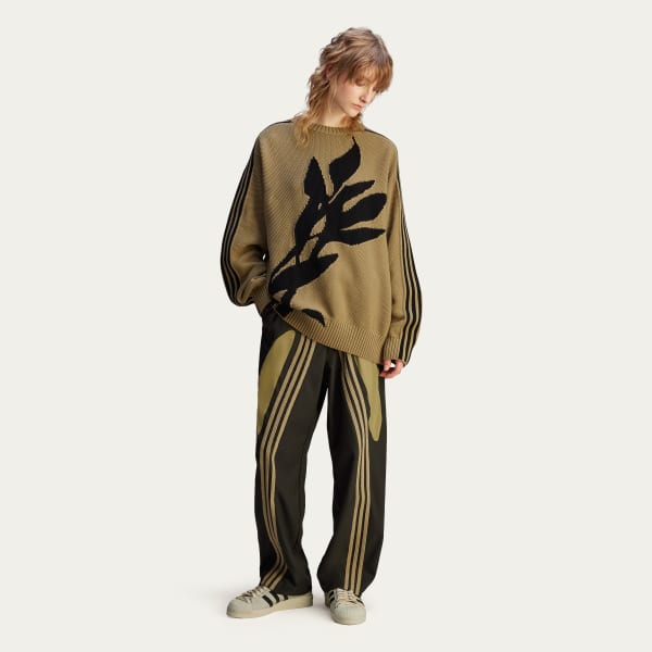 Beige Song for the Mute Full Fashion Crew Sweater (Gender Neutral)