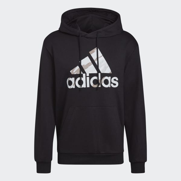 adidas Essentials French Terry Camo Print Hoodie Black adidas Thailand