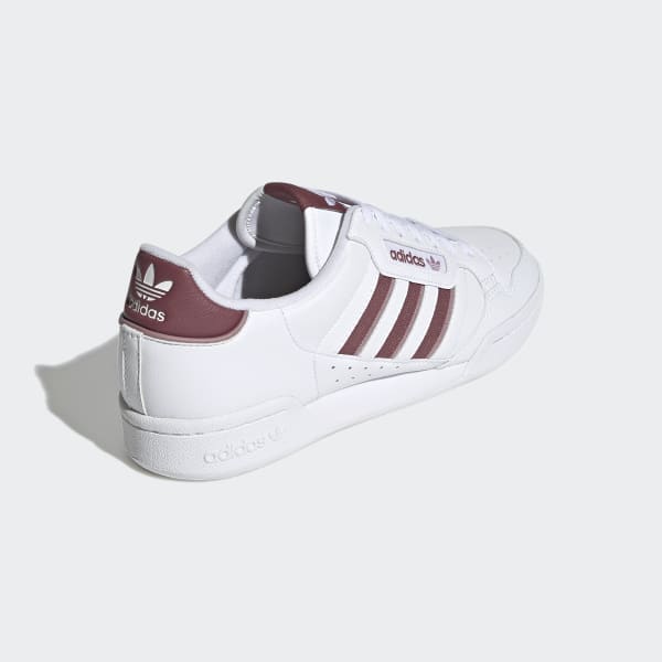 Adidas continental 80 pink stripe best sale