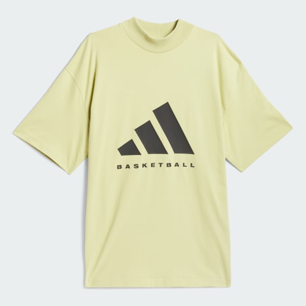 Yellow adidas Basketball Tee