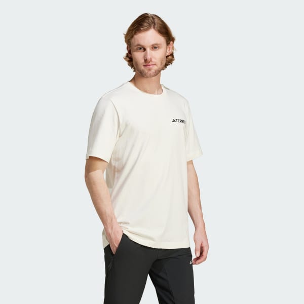 Blanc T-shirt graphisme dos Terrex