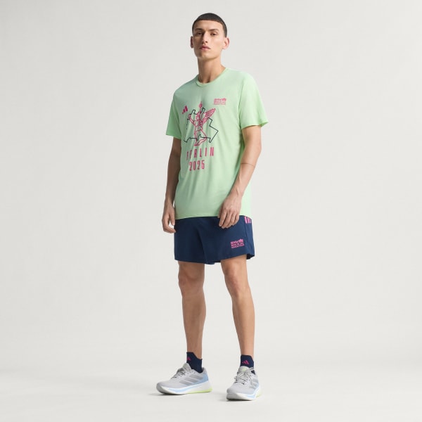 Azul Calções da BMW Berlin-Marathon 2025