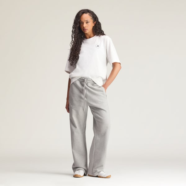 Beyaz adidas by Stella McCartney Bol Tişört