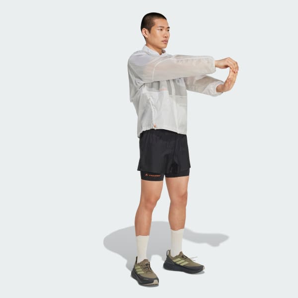 Gris Chaqueta Coach Adi365 H.Koumori Running