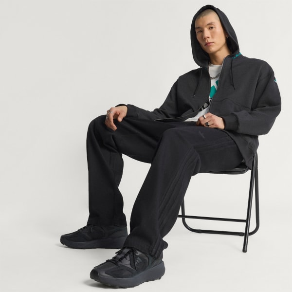 Black adidas Equipment Reflective Hoodie Full-Zip