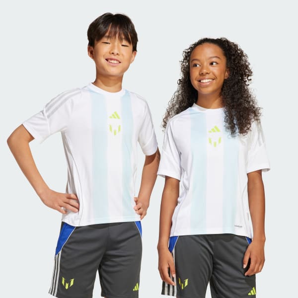 Weiss Messi Kids Trainingstrikot