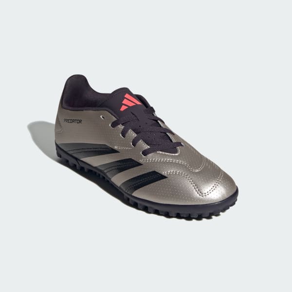 Gris Zapatos de Fútbol Predator Club Pasto Sintético Niños
