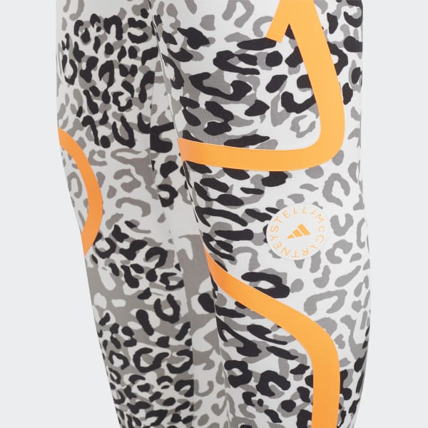 White adidas by Stella McCartney TruePace Printed Tights