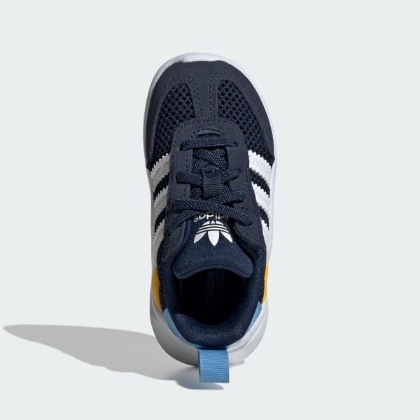 Blue Adifom 70s Comfort Closure Elastic Laces Shoes Kids