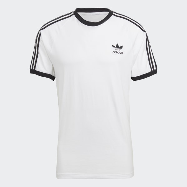 Branco T-shirt 3-Stripes Adicolor Classics