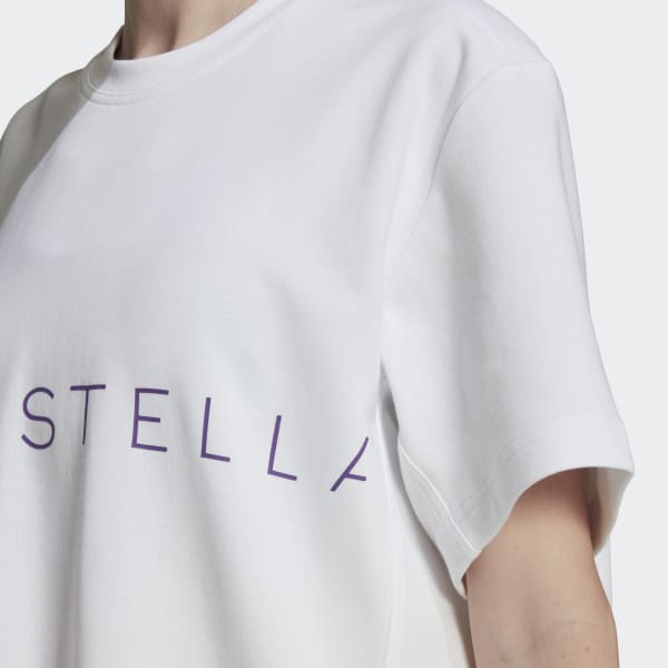 biela adidas by Stella McCartney Logo T-Shirt VA138