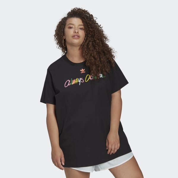 Zwart Always Original Graphic T-shirt (Grote Maat) CX023