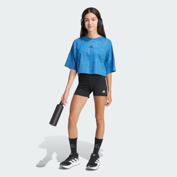 Bla Future Icons T-shirt med heltäckande tryck