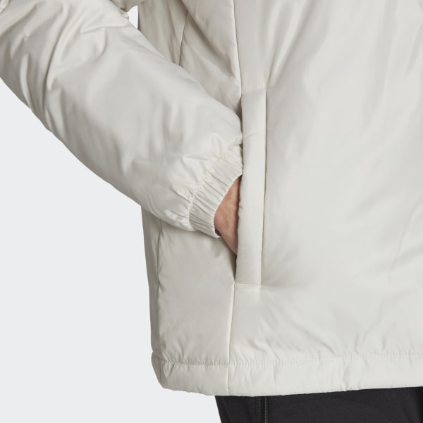 Beige Essentials Insulated Hooded jakke IZG09