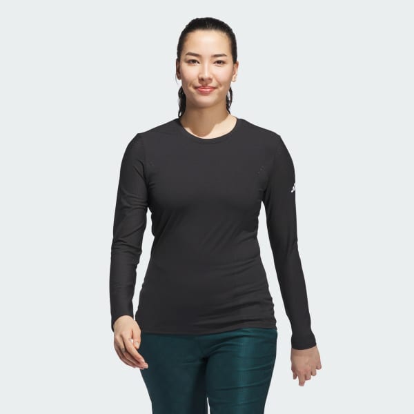 Black Ultimate365 Tour Engineered Long Sleeve Slim Top