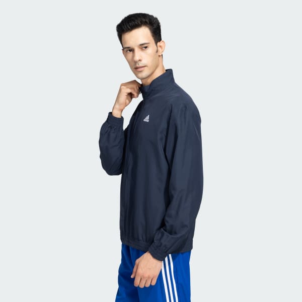 Blue Corp Woven Track Top