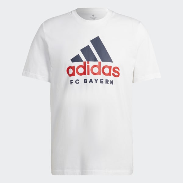 Branco T-shirt ADN do FC Bayern München