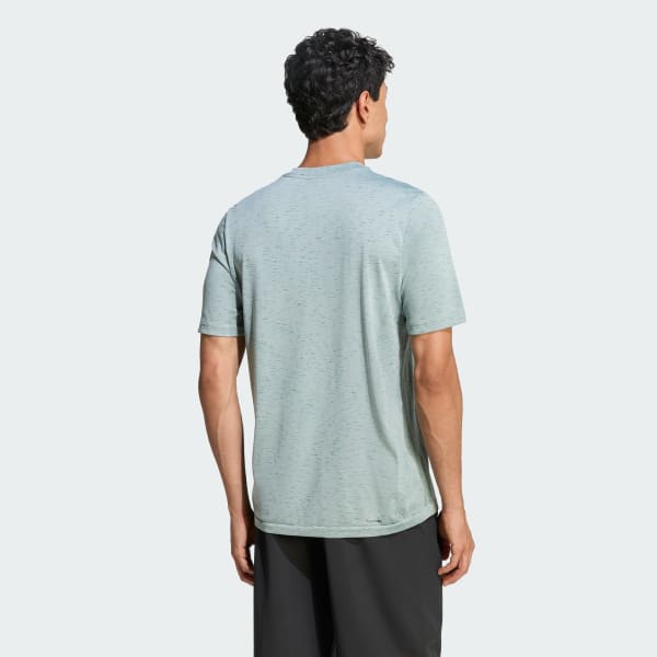 グリーン ワークアウト エッセンシャルズ シームレス Tシャツ