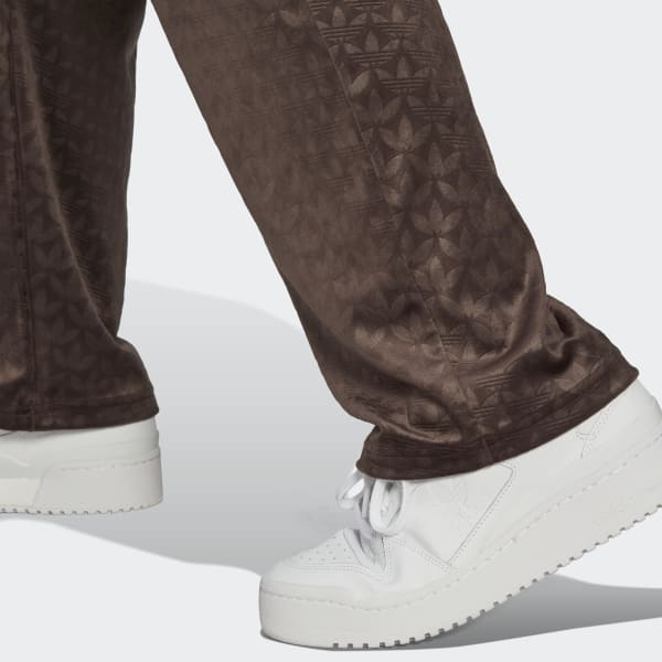 Bruin Velvet Straight Broek QH927