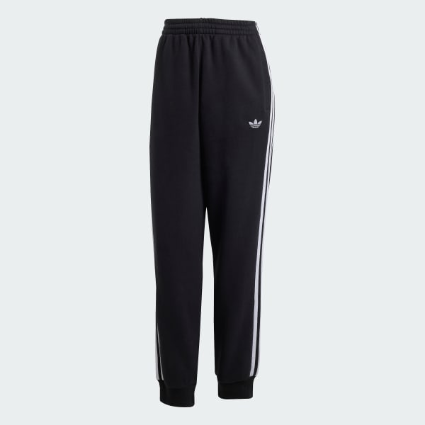 Svart Adicolor 3-Stripes Regular Joggebukse