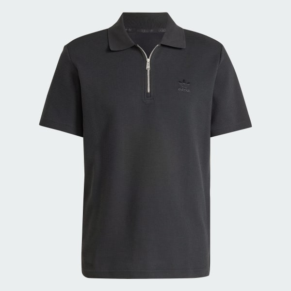adidas Trefoil Essentials Waffle Polo Shirt Black adidas Philippines