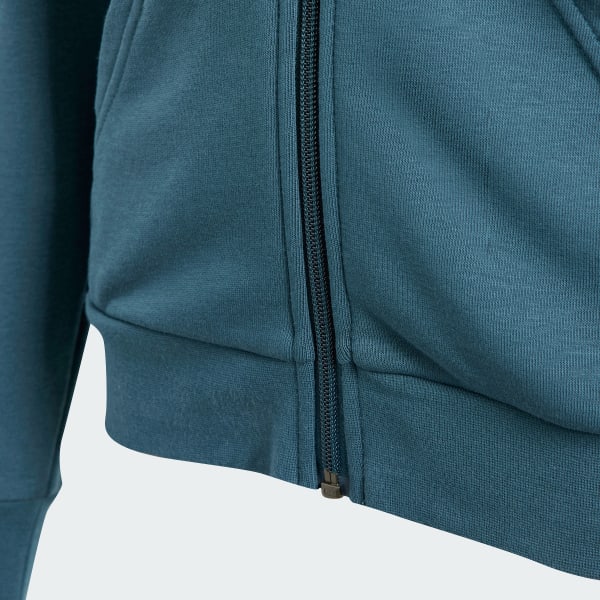 Essentials Linear Logo Full Zip Hoodie