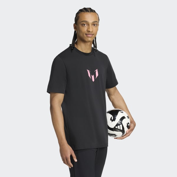 adidas Messi Graphic Tee - Black | adidas Australia