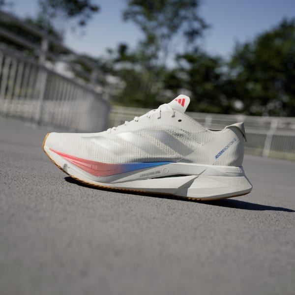adidas Adizero Boston 12 Shoes - White | Free Shipping with