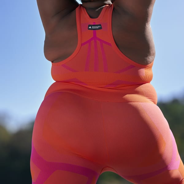 Orange Formotion Sculpt Two-Tone Plus Size tights 60740