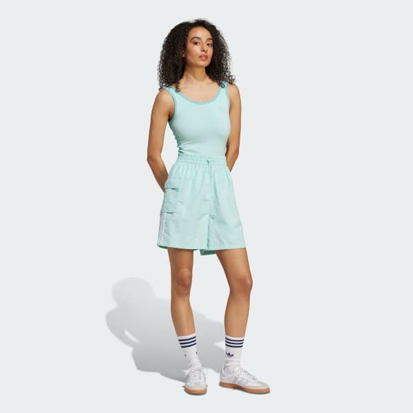 Turquesa Body Adicolor Três Listras