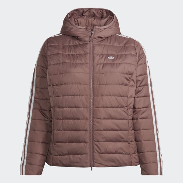 Paars Premium Slim-fit Jack met Capuchon (Grote Maat) TB105