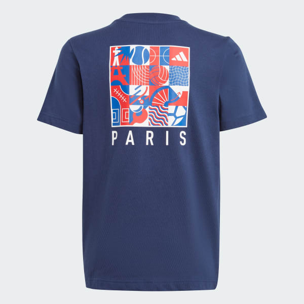 Azul T-shirt – Criança