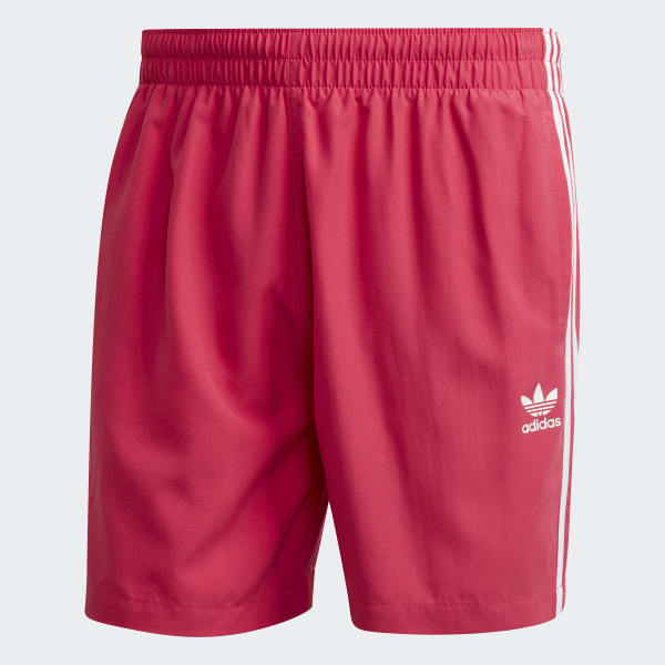 Rosa Shorts de Natación 3 Rayas