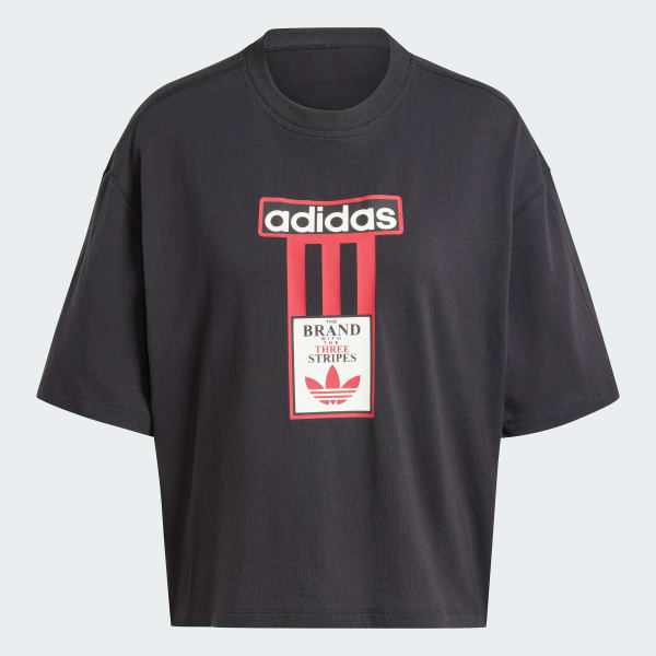 Black Adibreak Graphic Logo Tee