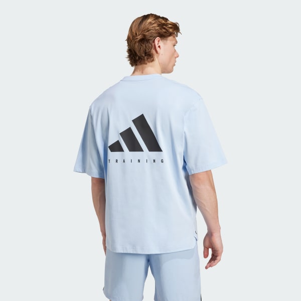 Blauw PrimeLift Oversized Workout-T-shirt
