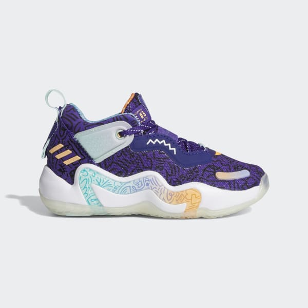 adidas D.O.N. Issue #3 Shoes - Purple | kids basketball | adidas US