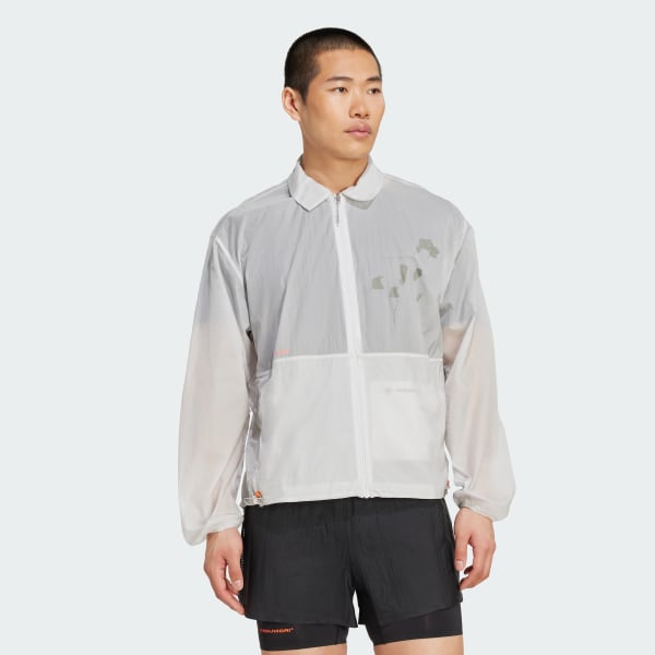 Γκρι Coach Jacket για τρέξιμο Adi365 H.Koumori